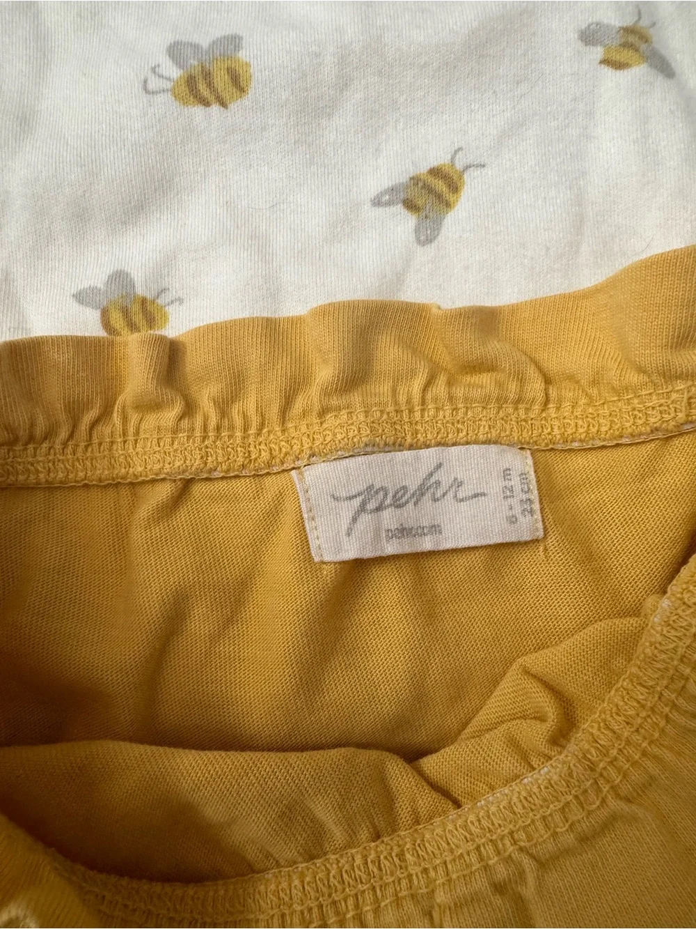 Pehr Unisex Busy Bee Short Sleeve Bodysuit and Bloomers Set 6-12M